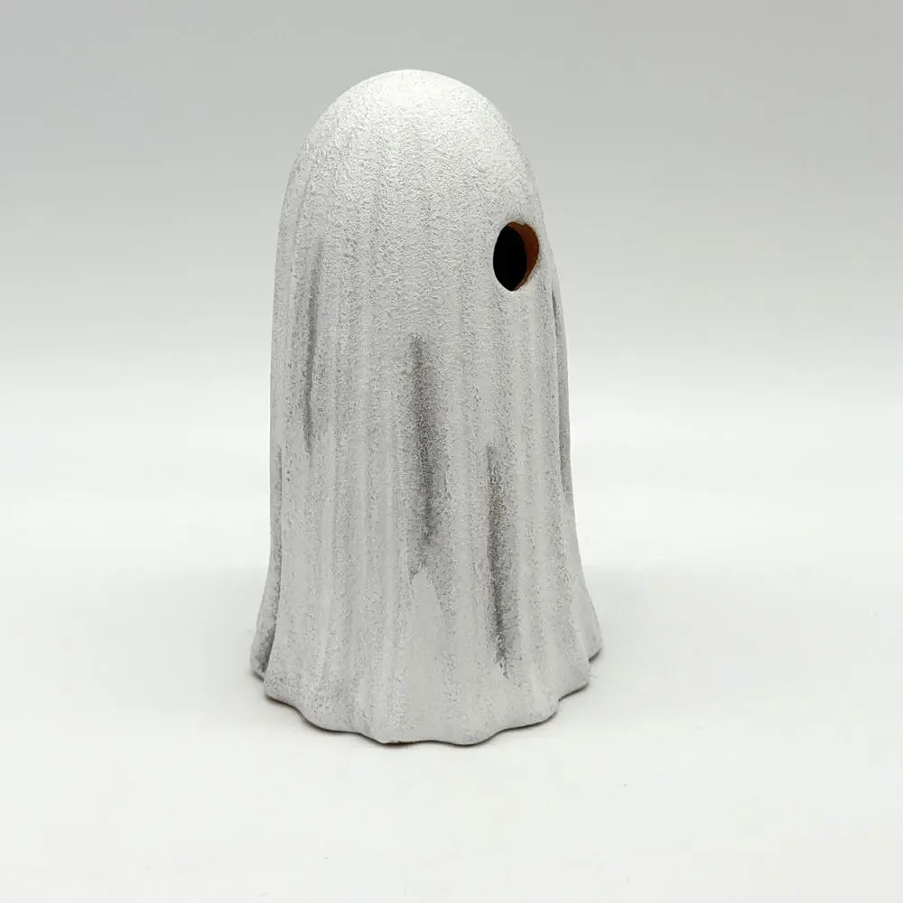 Target Hyde & Eek White Textured Terracotta Ghost 6.75” 2025 NEW